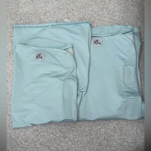 Ollie Baby Blue Swaddle Set